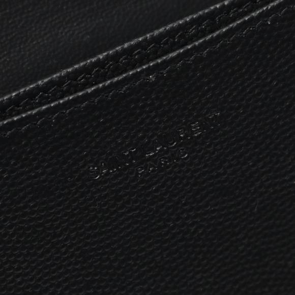 Saint Laurent Black Leather Card Case - Picture 4 of 5
